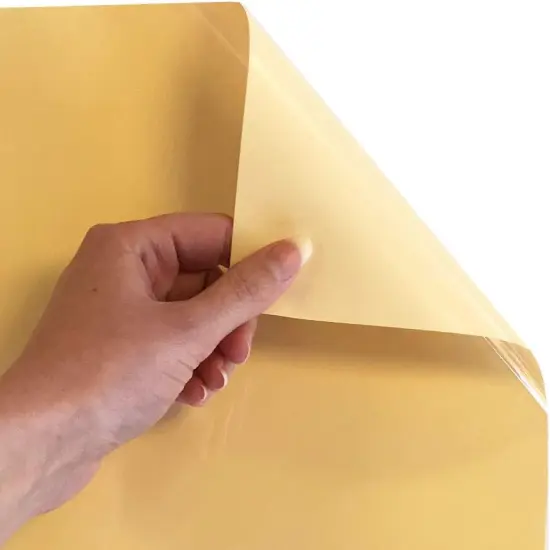 3ft Roll - Iron on Heat Transfer Vinyl (Cream) {1}