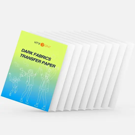 Heat Transfer Paper for Dark Fabric - 10 Sheets 8.5"x11" {1}