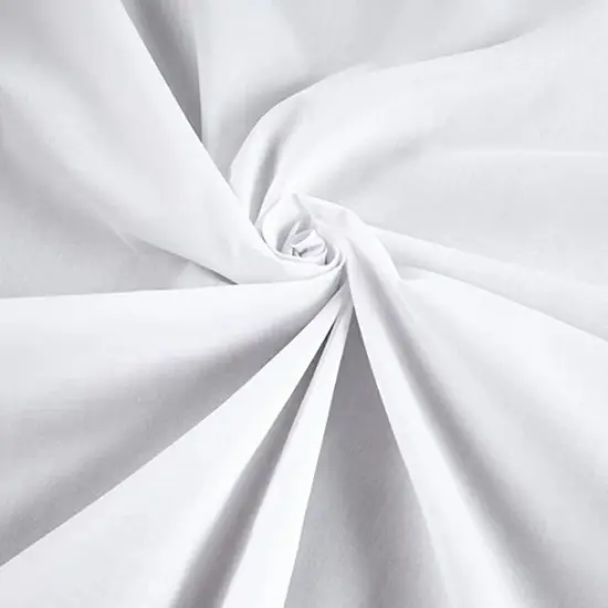 1 Yard White Broadcloth Fabric Lightweight Woven 58/60" Wide for Apparel & Home Use {1}