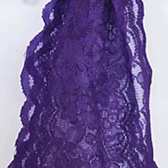 10 Pieces Regency Purple Caspari Lace Chair Sashes for Wedding and Party Chair Decor 9x108 Inches {4}