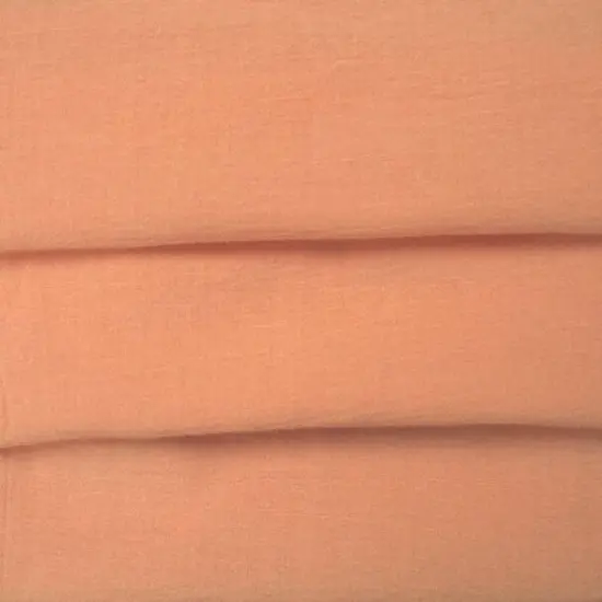 1 Yard Peach Cotton Gauze Apparel Fabric, Breathable Cotton Fabric, 48/50&Prime; Wide {1}