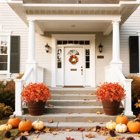 12 Bundles Artificial Fall Flowers - Mix {5}