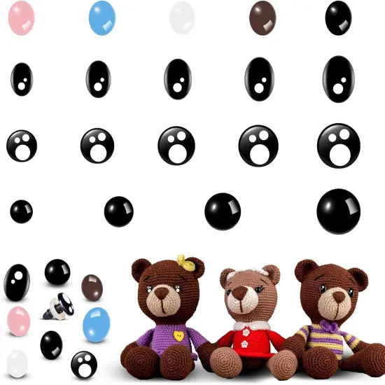 568pcs 8-16mm Safety Eyes for Crocheting {1}