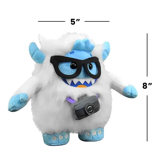 WhimWham 8" Plush, Yeti Nerd Glasses {5}