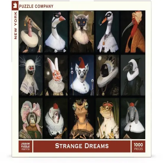 New York Puzzle Company Strange Dreams 1000 Piece Piece Jigsaw Puzzle {1}