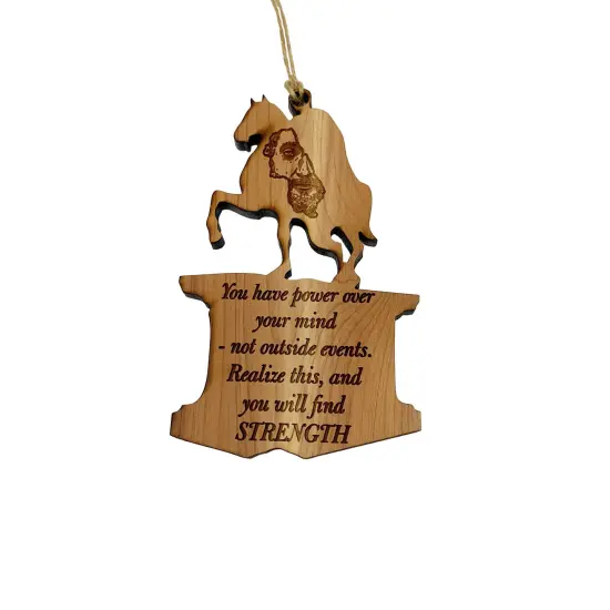 CEDAR Ornament - You have Power over your Mind Marcus Aurelius {6}