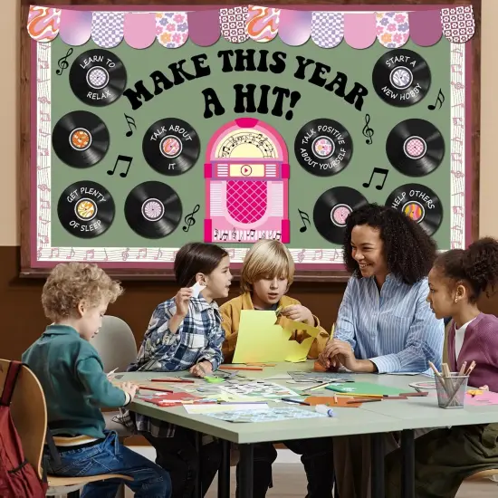 Vintage Record Bulletin Board Set {5}