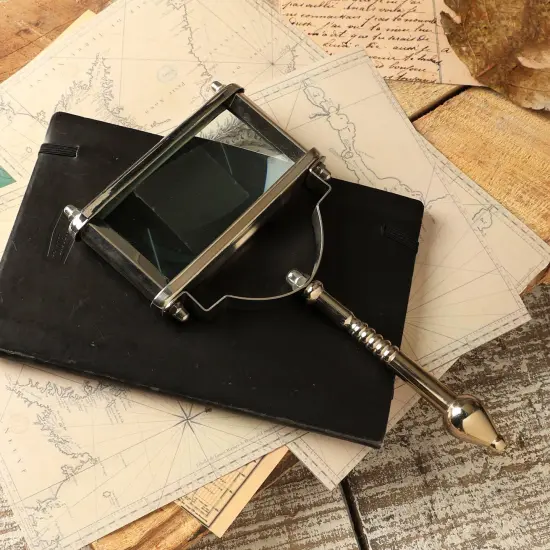 Expobazaar Jerril Handcrafted Blume Magnifier: Precision Glass Magnifying Tool {1}