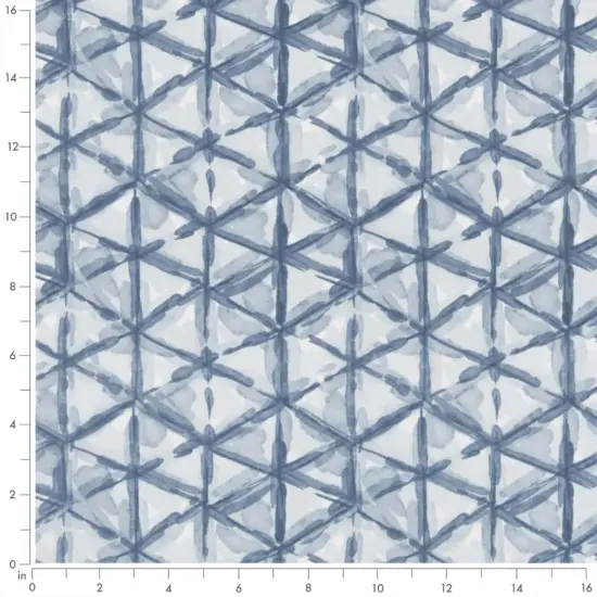 Harbor - Blue Abstract & Geometric Upholstery Fabric 54 Inches" {4}