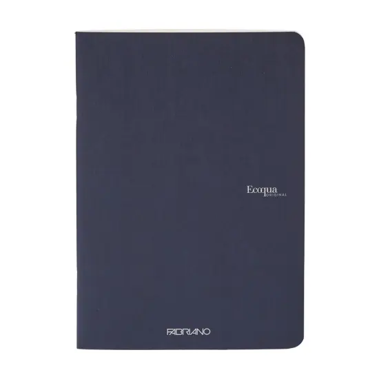 Fabriano Ecoqua Original Saddle-Stitched Notebook, Size A4, 40 Sheets, 8.3" x 11.7" Navy {1}