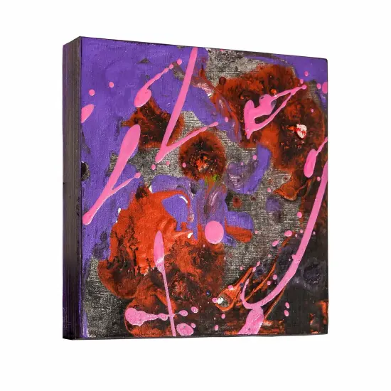 4x4 inch Cradled Wood Panels for Painting, Gallery 1-1/2" Deep (4 Pack) - Artist Depth Wooden Wall Canvases - Mixed-Media Craft, Acrylic, Oil, Encaustic, Paint Pouring {6}