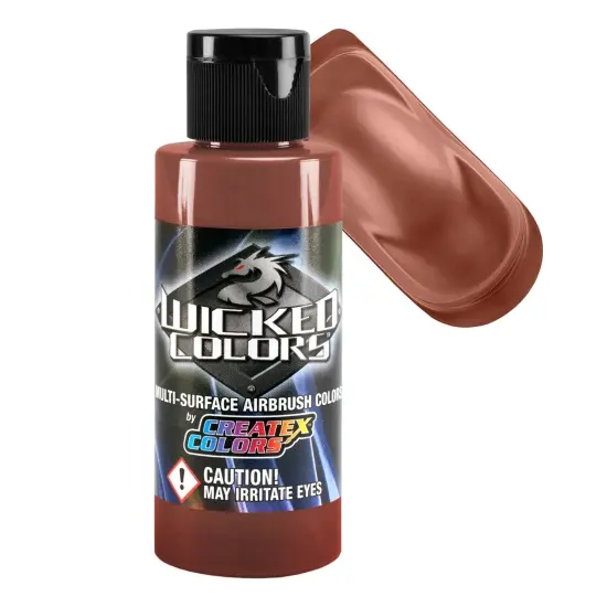 Burnt Umber - Wicked Detail Semi Opaque Colors Airbrush Paint, Matte Finish, 2 oz. {1}