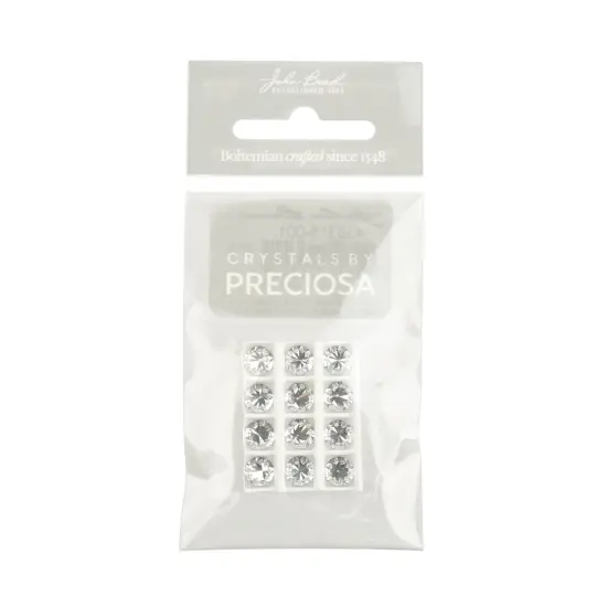 Preciosa MAXIMA SS29 Czech Glass Hotfix Spike Cone 12 Pieces Crystal {5}
