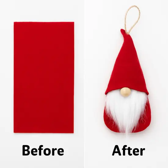 3.2mm Thick Acrylic Felt Sheets &ndash; 9x12" &ndash; Multi-Color or Single Color Options Red {2}