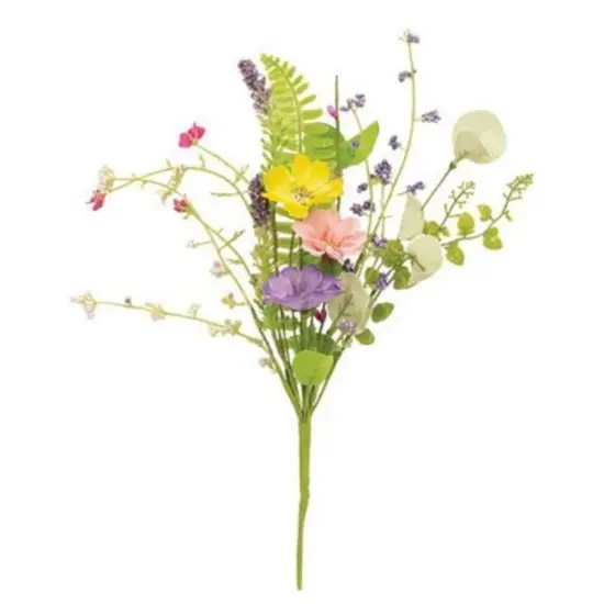 Spring Mix Blossoms Pick 12" Floral Accent for Home Decor {1}