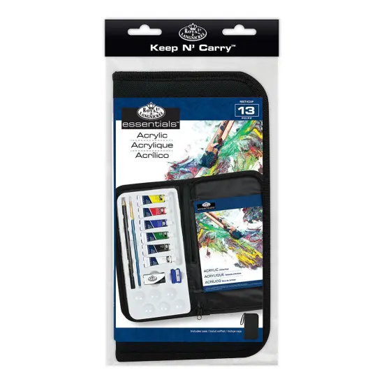 RSET-KCAP | Essentials&trade; 13pc Acrylic Painting Keep N' Carry Travel Art Set {1}