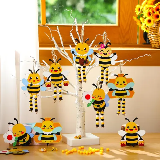 24 Sets Bee Sign Craft Kits Spring Crafts {2}