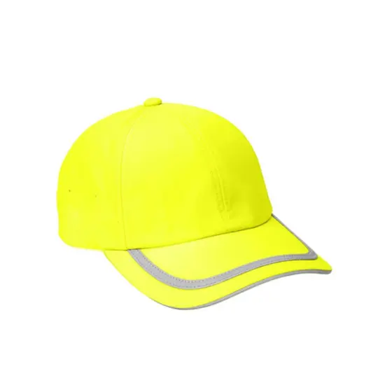 "Port Authority&reg; Enhanced Visibility Cap, Reflective Taping and CoolMax Sweatband for High-Visibility	" Safety Orange/ Black {5}