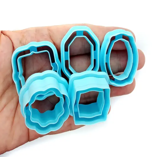 Small Frames Clay Cutter Set, 5 Frame Shapes, Adorabilities {2}