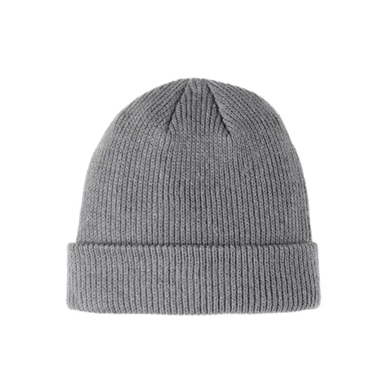 Port Authority&reg; Cozy Cuffed Beanie, 100% Acrylic Beanie with Shaping Darts and Adjustable Cuff Deep Black {4}