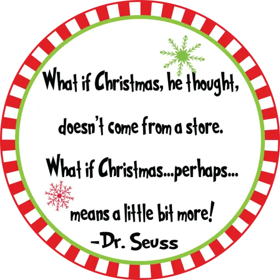 What If He Thought Christmas Sign {2}