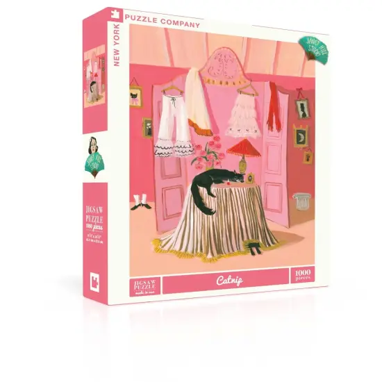 New York Puzzle Company Catnip 1000 Piece Piece Jigsaw Puzzle {2}