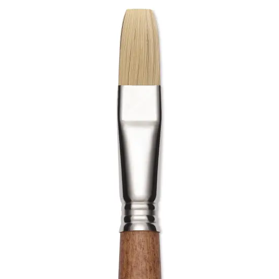 Escoda Futura Synthetic Bristle Brush - Series 5424, Flat, Size 16, Long Handle {1}