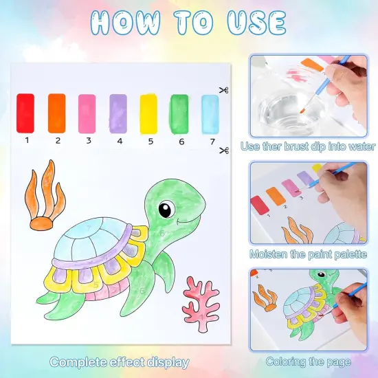 Paint with Water Coloring Books for Kids {5}