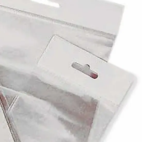 Versatile Lip & Tape Cello Bags with Header 6" x 8" 1.2 mil {3}