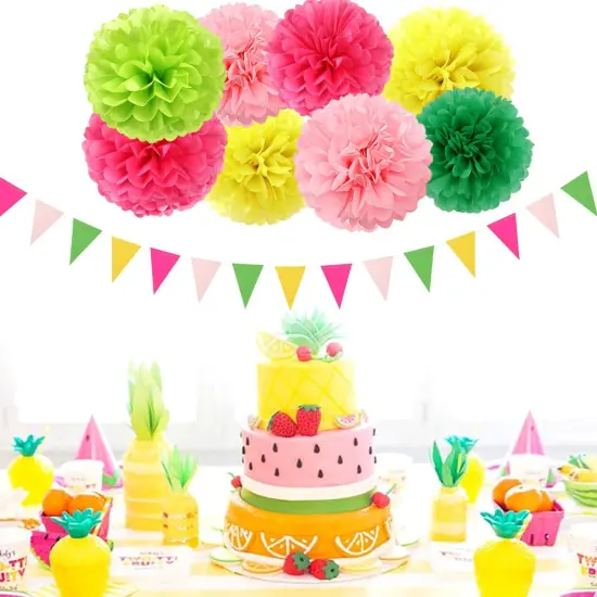 15pcs Hawaiian-Summer Pool Party-Decorations {2}