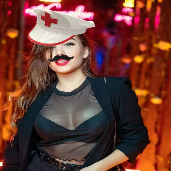 18 Pcs Funny Photo Booth Props for Adults {2}