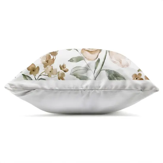 Stupell Industries Dainty Blooming Florals Outdoor Printed Pillow design by Nan, 18 x 7 x 18 {3}