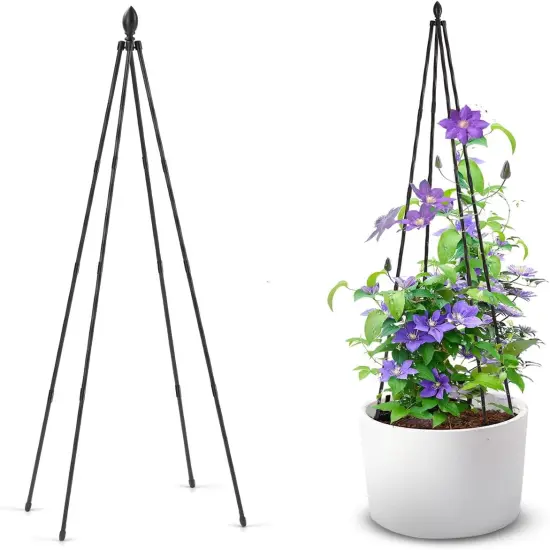 2 Pack Garden Trellis for Climbing Plants {4}