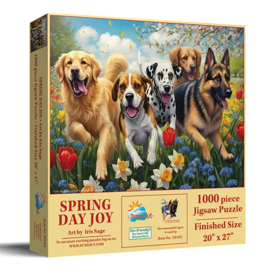 Sunsout Spring Day Joy 1000 pc Jigsaw Puzzle 28105 {3}