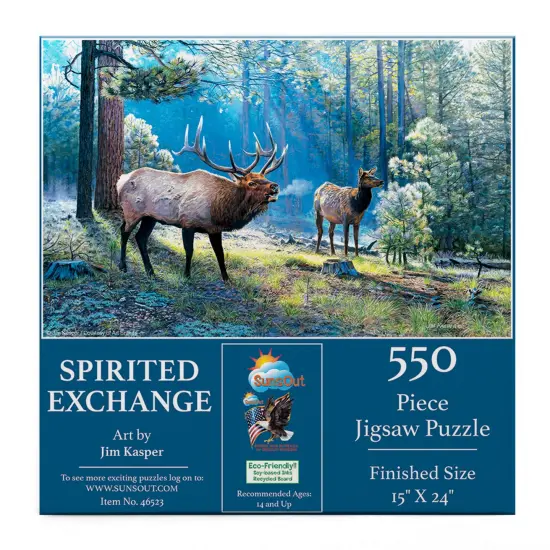 Sunsout Spirited Exchange 550 pc Jigsaw Puzzle 46523 {4}