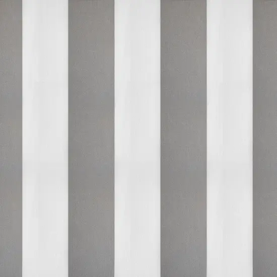 Bungalow Stripe Upholstery & Drapery Fabric Grey {1}