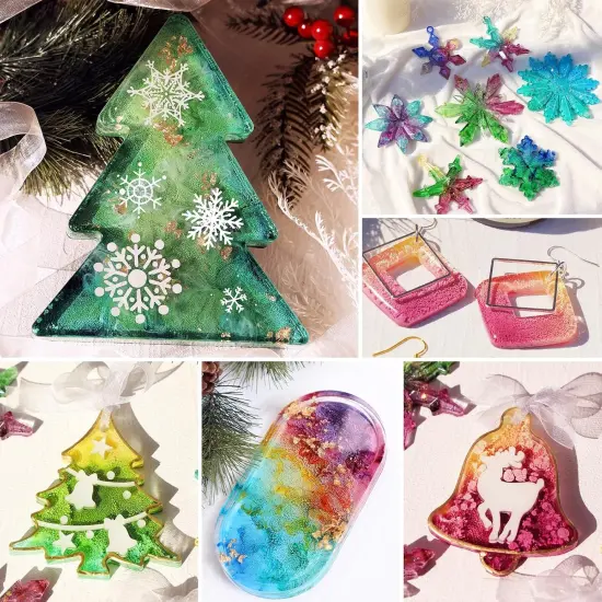 LET'S RESIN 48pcs Concentrated Alcohol Ink Set, Vibrant Colors Alcohol-Based Resin Ink for Epoxy Resin, Alcohol Paint Dye for Resin Art, Tumblers, Epoxy Resin (Each 0.35oz) {6}