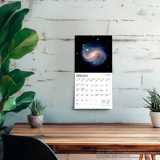 Hubble Space Telescope | 2026 7 x 14 Inch (Hanging) Monthly Mini Wall Calendar {5}