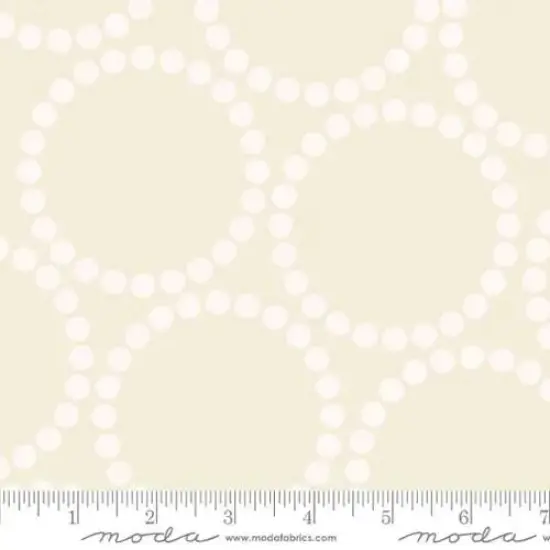 Eggshell White Pearl Bracelet Cotton Wideback Fabric Per Yard {1}