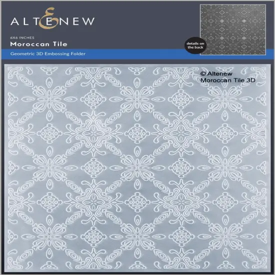 Moroccan Tile 3D Embossing Folder {1}