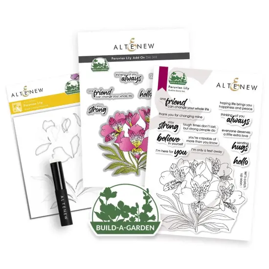 Build-A-Garden: Peruvian Lily & Add-On Die Bundle {1}