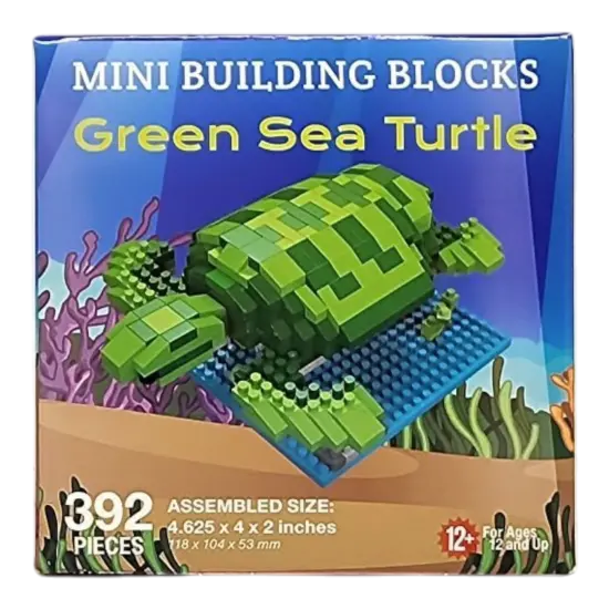 Mini Building Blocks - Green Sea Turtle {1}