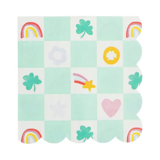 RAINBOWS SCALLOP COCKTAIL NAPKINS {1}