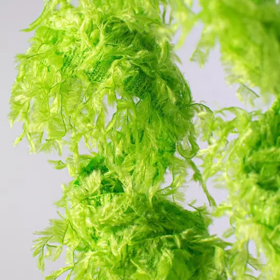 31" Furry Curl Spray: Lime Green {4}