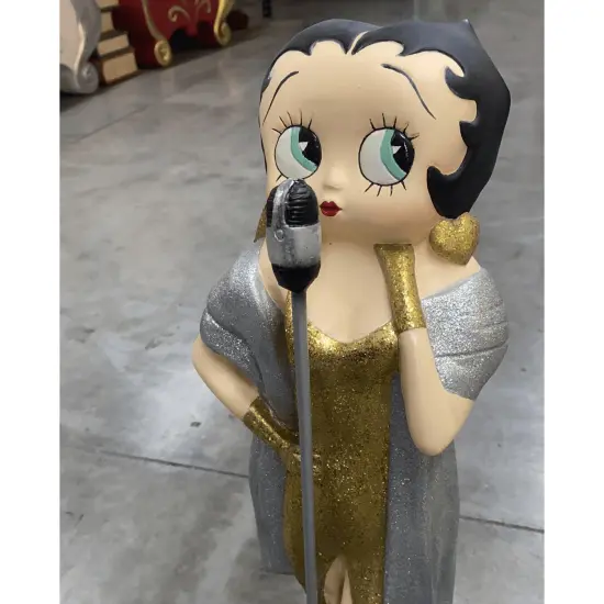 Betty Boop Singer Small Statue {5}
