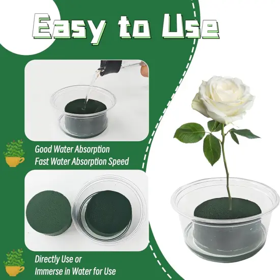 8 PCS Round Floral Foam {3}