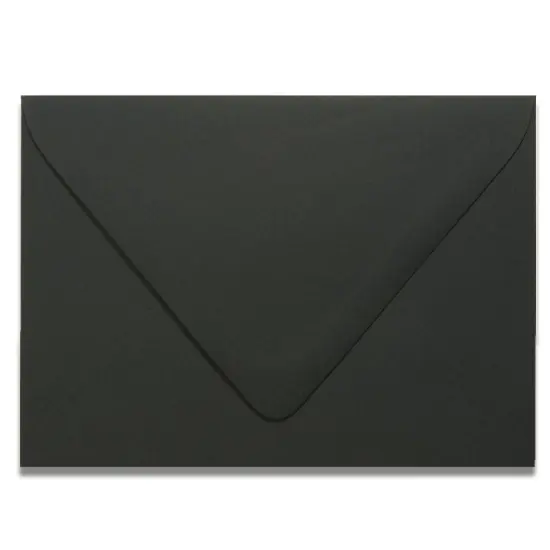 Colorplan SLATE - 91 Lb. / 135 gsm / 8 pts Matte Premium Cardstock Paper Text A2 Euro Flap Envelopes Bulk Pack of 250 {1}