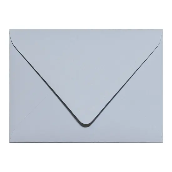 Colorplan COOL BLUE - 91 Lb. / 135 gsm / 8 pts Matte Premium Cardstock Paper Text A2 Euro Flap Envelopes Bulk Pack of 250 {1}