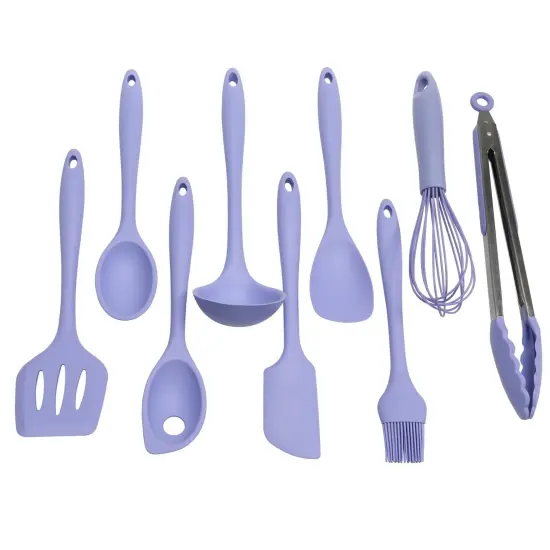 Chef Craft 9 Piece Premium Silicone Kitchen Tool and Utensil Set {6}