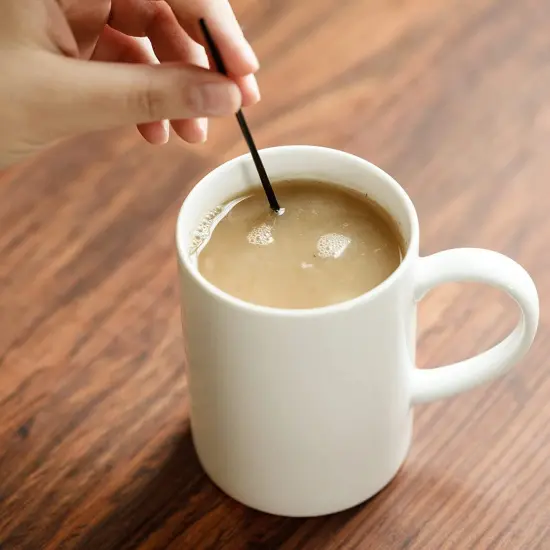 Chef Craft 150 Piece 5" Long Plastic Cocktail or Coffee Stirrer Straws Set - Black {3}